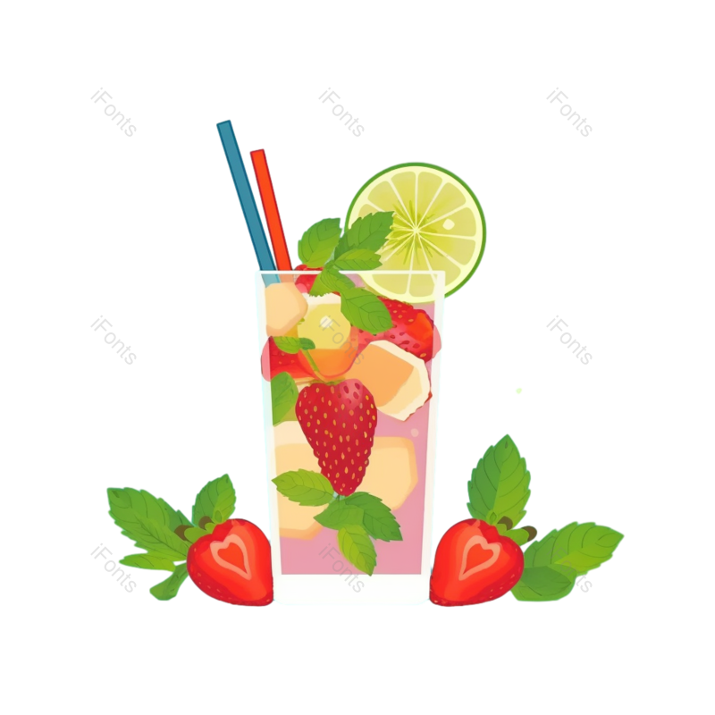 叶子图片,清新元素,健康食物PNG,扁平化设计免抠素材